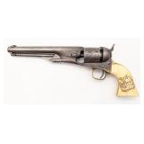 1863 Factory Engraved Colt Model 1861 Navy .36 Cal