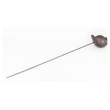 Antique French Fencing / Dueling Sword w/ Mask