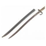 French Model 1866 Chassepot Yataghan Sword Bayonet
