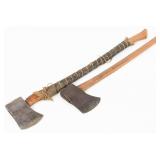 Pair of Antique Winchester Wood Cutting Axes