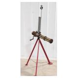 Scrap Art Gatling Gun w/ Tripod