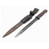 WWII German 1940 E.F. Horster K98 Bayonet w/ Scabb