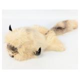 White Fox Pelt Horned Helmet