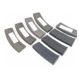 (8) Polymer & Metal 5.56mm AR-15 M16 Magazines