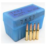 50 Rnds Reloaded 7 x 57mm 162gr Hornady JSP Cartri