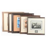 (5) Ltd Edition Migratory Bird Duck Stamp Framed P