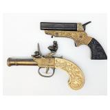Denix Replica Flintlock & Derringer Pistol