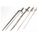 (4) Various Model French & German Bayonets