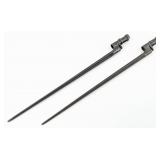 (2) Russian Mosin Nagant Bayonets