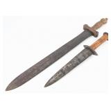 Repro Civil War Confederate Artillery Sword & Figh