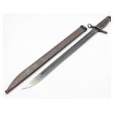 WWII Japanese Type 30 Arisaka Bayonet w/ Scabbard