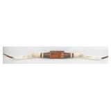 6ft Long Horn Cow Wrapped Leather Horn Mount