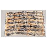 Quilted Jackal Rug Taxidermy