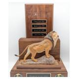 1997 Louis Paul Jonas SCI Diamond Level Resin Lion