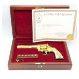 Custom 24k Gold Plated Colt Python .357 Magnum Rev