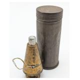 WWII Japanese 75mm High Explosive Fuse Tip w/ Can
