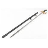 WWI Prussian Model 1880 Dress Sword w/ Scabbard
