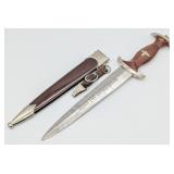 WWII German Robert Klaas RZM M7/37 SA Dagger w/ Sc