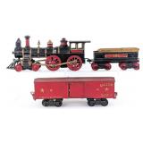 Ives Cast Iron 3-Piece Floor Train w/ Union Line B
