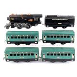 American Flyer Blue Streak Passenger Train Set