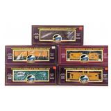 MTH Boxcars, Caboose Cars, and Refrigerator Car