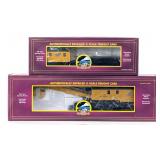 MTH Chicago NorthWestern Crane Car and Crane Tende