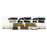 HO Scale Locomotives with Tenders, Diesel Units, a