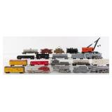 HO Scale Locomotives, Tenders, and Freight Cars