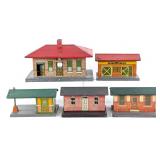 (5) American Flyer Train Stations