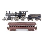 Ives Cast Iron Floor Train Set