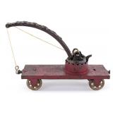 Arcade Cast Iron Wrecking Car - Red