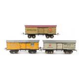 Ives Tin Boxcars 12578 / 12581 / 125