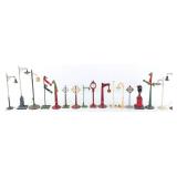 Train Accessories Including Signals, Lamp Posts, a