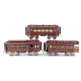 Lionel Standard Gauge NYC 180 181 182 Passenger Ca