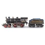Ives Clockwork No. 25 Locomotive and No. 25 Tender