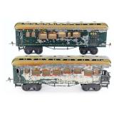 Ives 1 Gauge 181 Buffet Car & 183 Observation Car