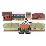 Marx, Chein, and Unique Art Tin Buildings