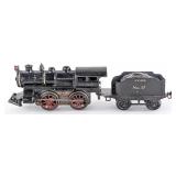 Ives Clockwork No. 17 Locomotive with No. 17 Tende