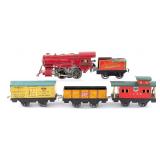 American Flyer Windup Locomotive Train Set