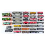 (33) Marx Locomotives, Passenger Cars, and Freight