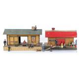 (2) Ives 115 Freight Stations