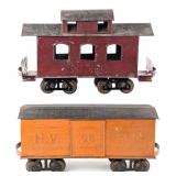 Carlisle and Finch 2" Gauge N&M Caboose and H.V.