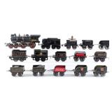 Ives No. 1125 Electric Engine & Mixed Lot Of Tin T
