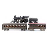 Pratt and Letchworth Cast Iron Floor Train Set