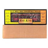 MTH RailKing Brill Semi Convertible Trolley w/ Pro