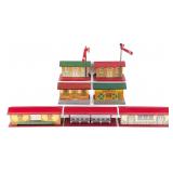 Hafner, Marx, American Flyer Tinplate Train Statio