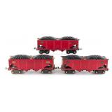 (3) Prewar Lionel Standard Gauge No. 516 Coal Hopp