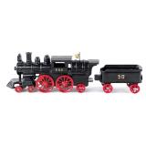 Restored Kenton 600 Camelback Locomotive with Tend
