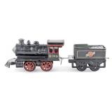 Bing Clockwork 0-4-0 Locomotive with Chicago North