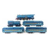 Prewar Lionel Standard Gauge 400E Blue Comet 3-Car